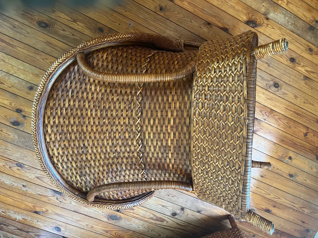 Billede 7 - Sofa + 2 stole i ægte orientalsk træflet (rattan)