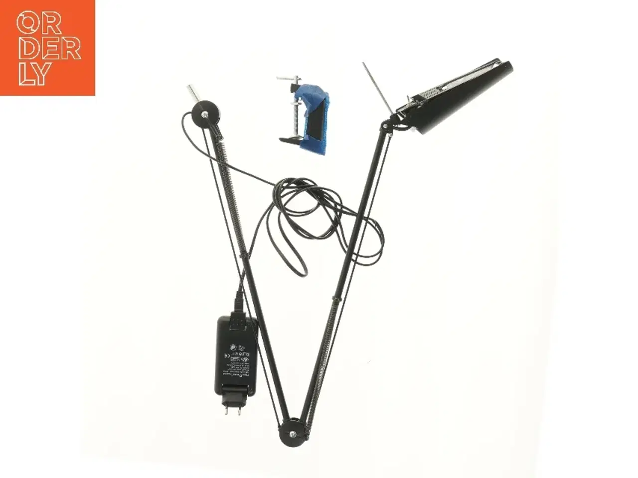 Billede 1 - Arkitektlampe med bordklemme fra Flex Plug (str. 100 cm)