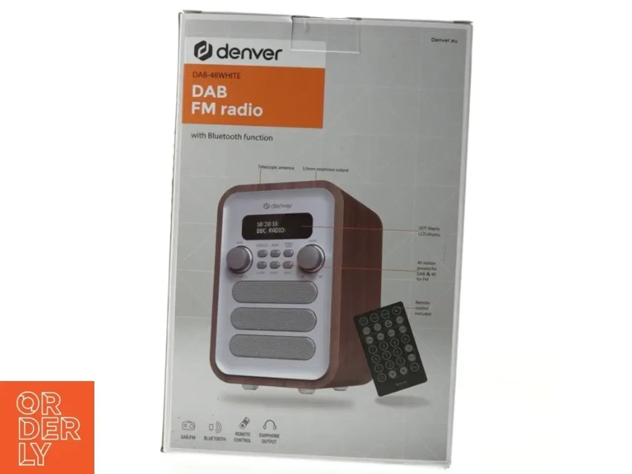 Billede 2 - Denver DAB/FM radio med Bluetooth