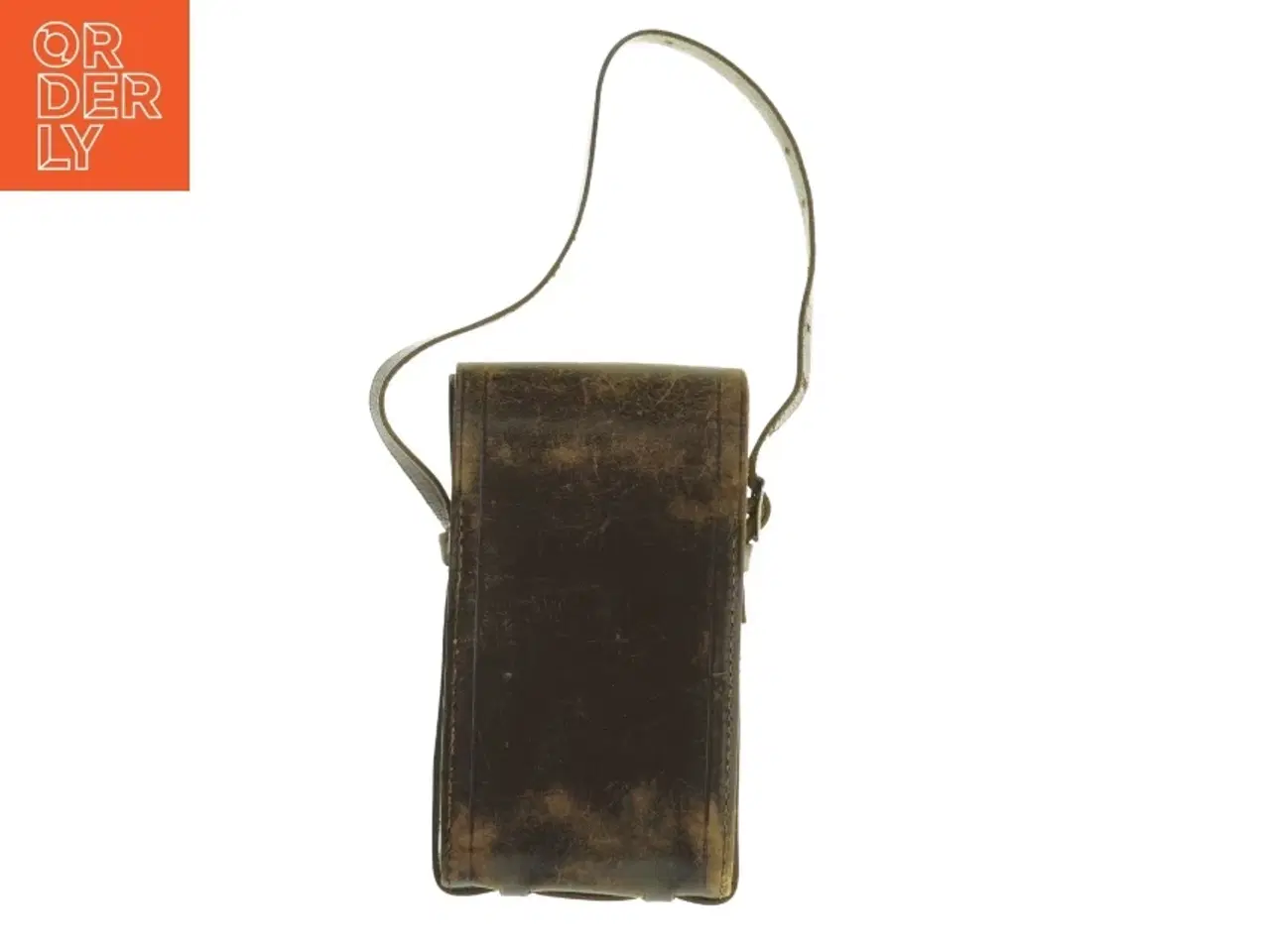 Billede 3 - Vintage læder kamerataske (str. 18 x 10 x 4 cm)