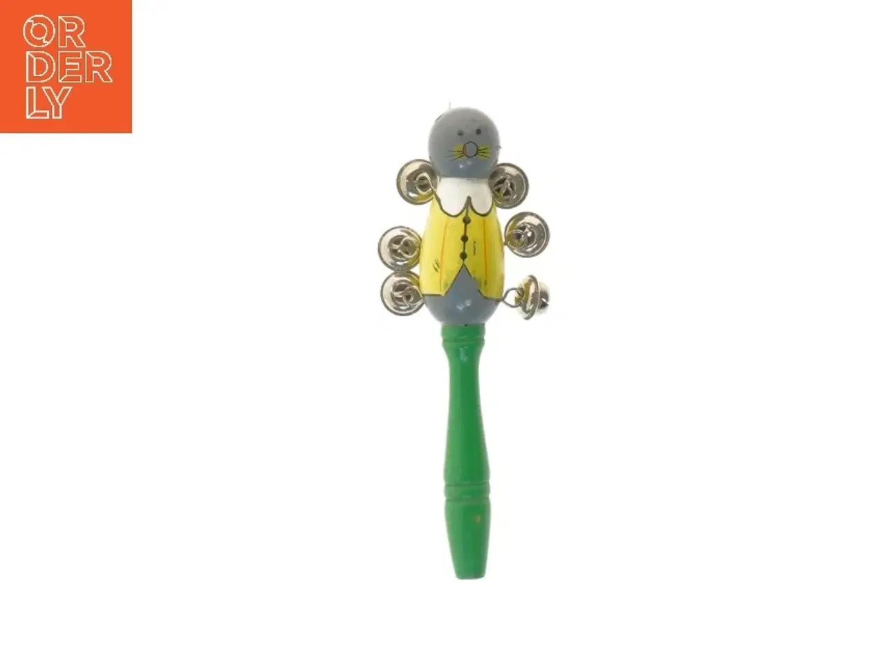 Billede 1 - Legetøjsrasle med klokker (str. 18 cm)