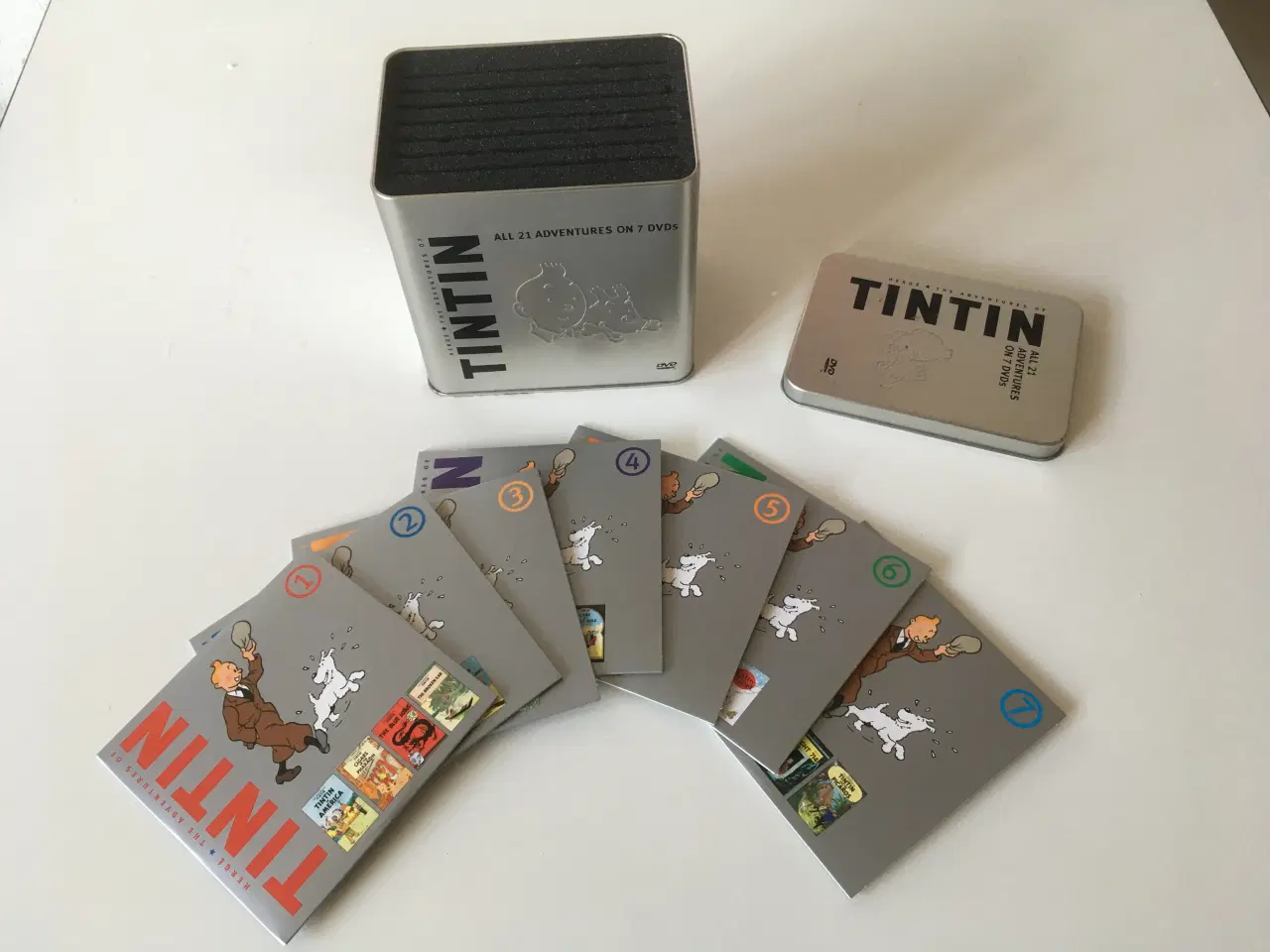 Billede 1 - Tintin DVD boks i metal