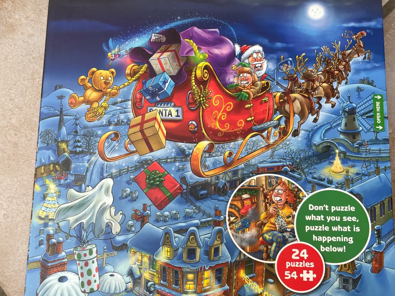 Billede 1 - Wasgij julekalender fra 2024