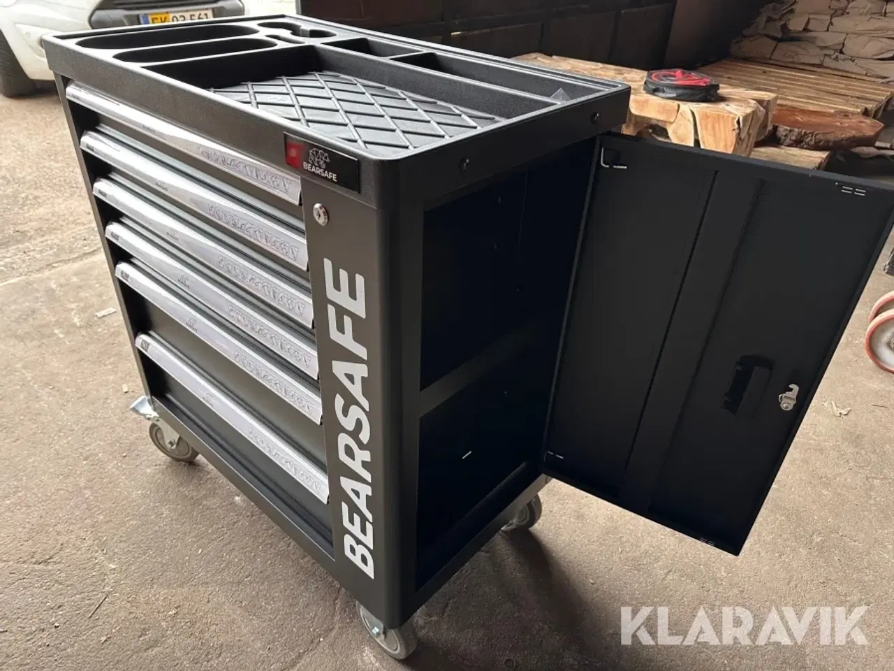 Billede 1 - Værktøjsvogn Bearsafe med 6 skuffer og 245 dele