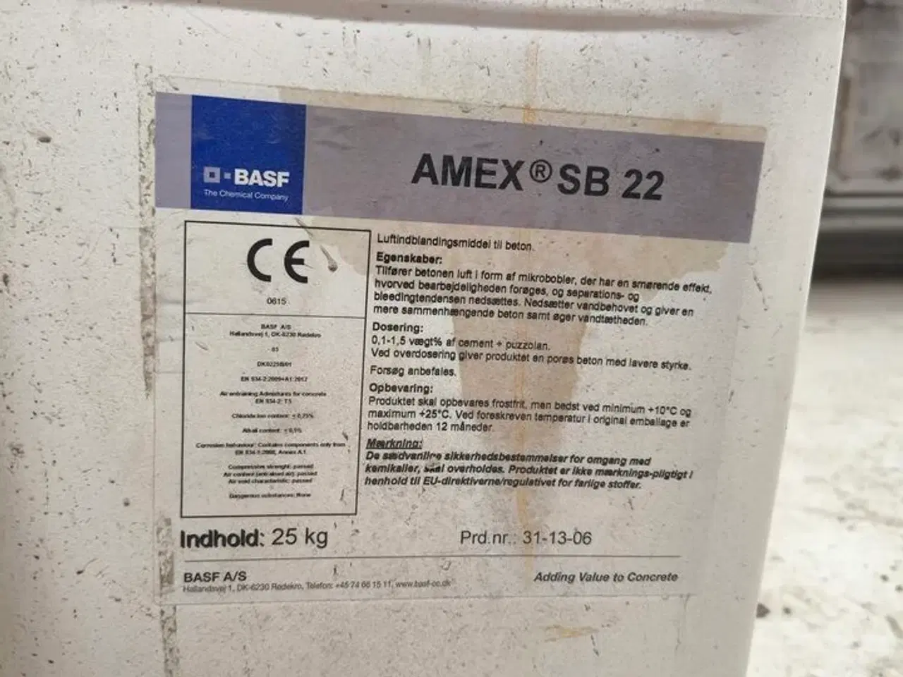 Billede 3 - 3 dnk. BASF kemi til beton GLENIUM SKY & AMEX SB 22