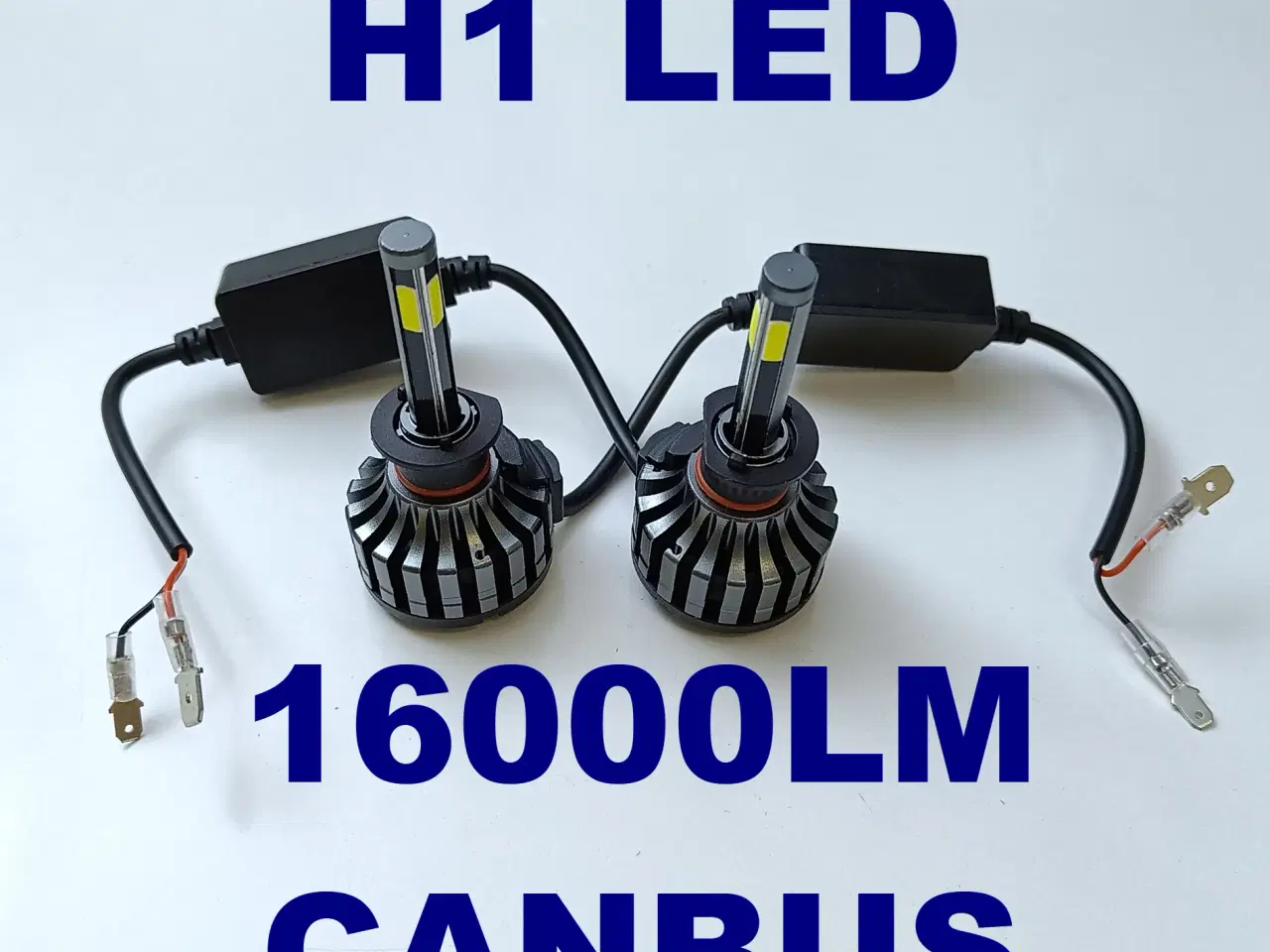 Billede 1 - NY! H1 16000LM LED 4-SIDET CSP / 6500K / 80W