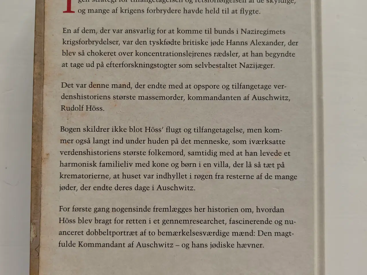 Billede 2 - Hanns og Rudolf - En Tysk jødes jagt på kommandant