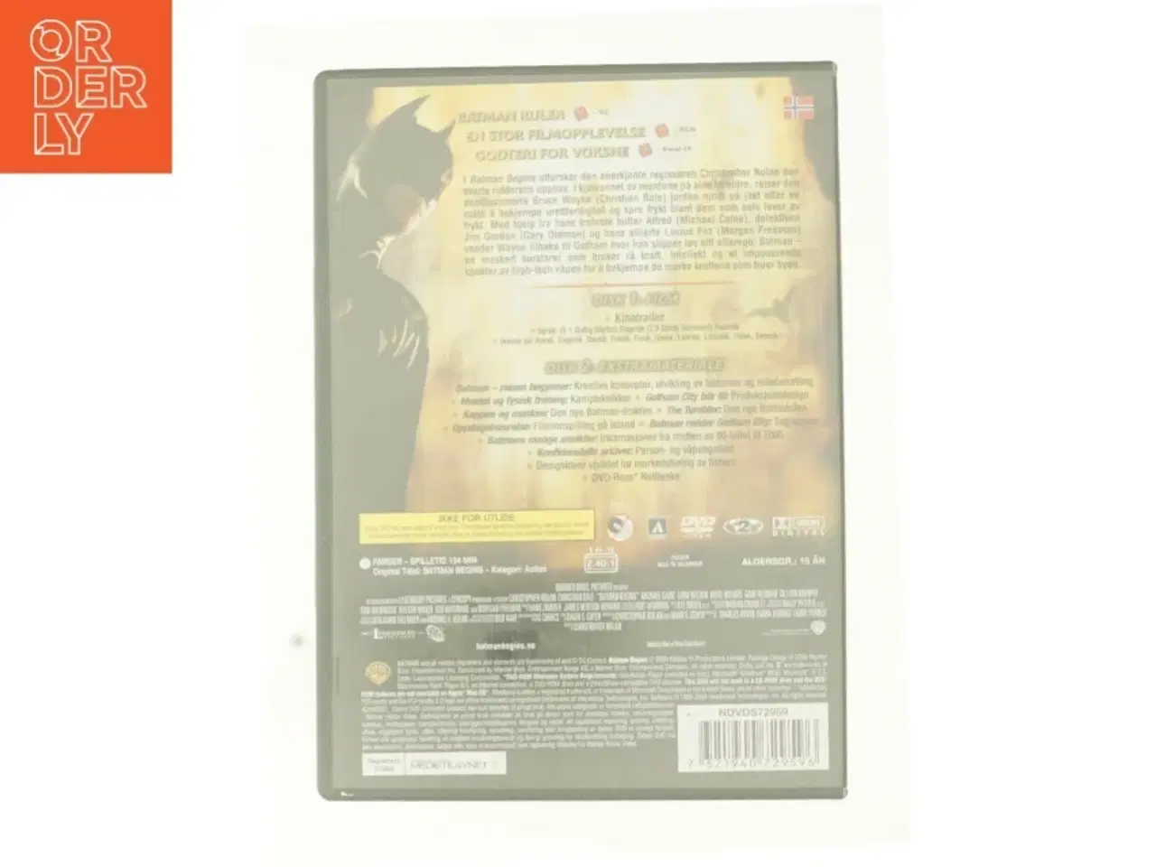 Billede 2 - Batman Begins fra DVD