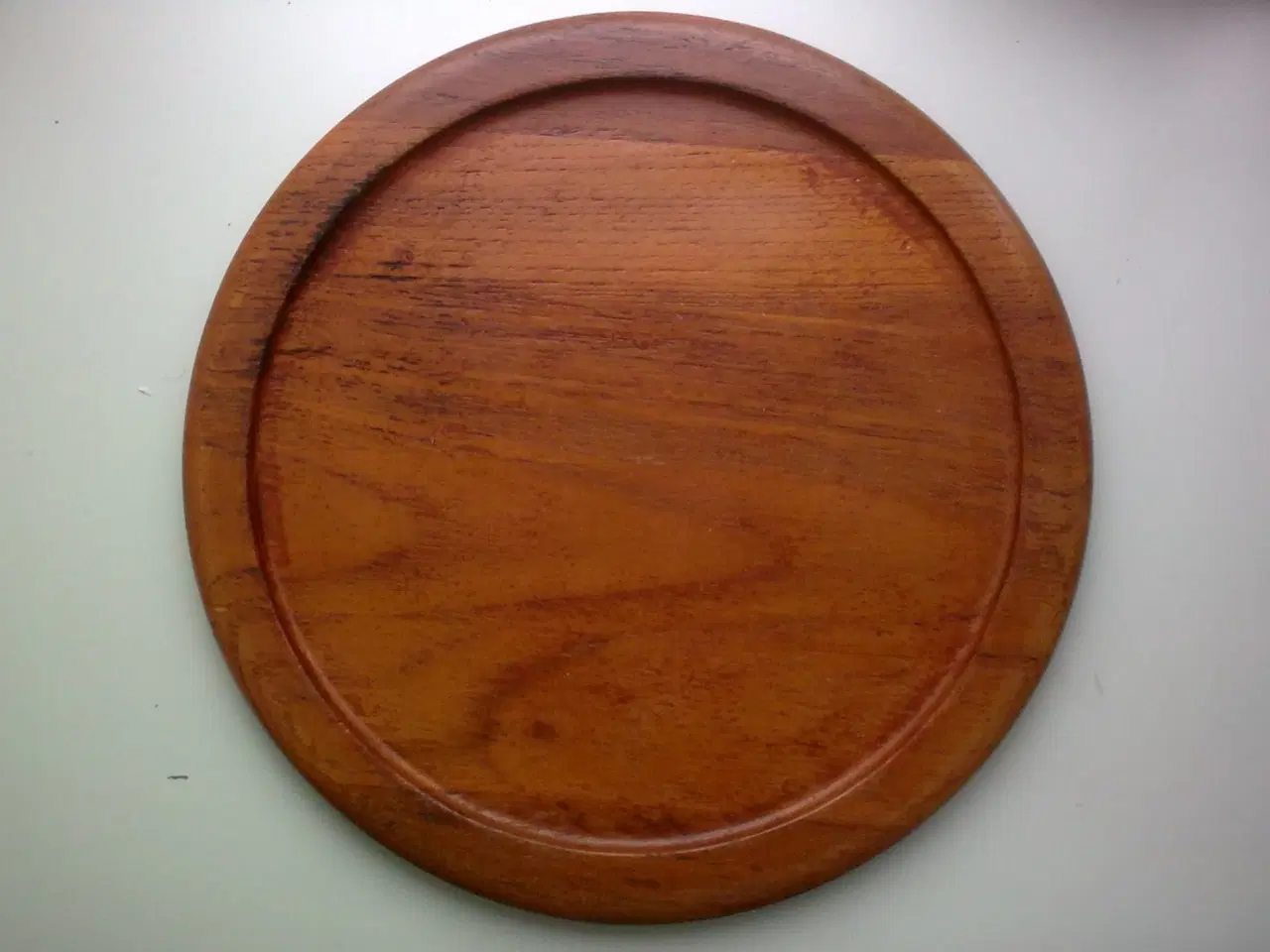 Billede 4 - Digsmed 1964 træskive fad eller dansk VINbakke