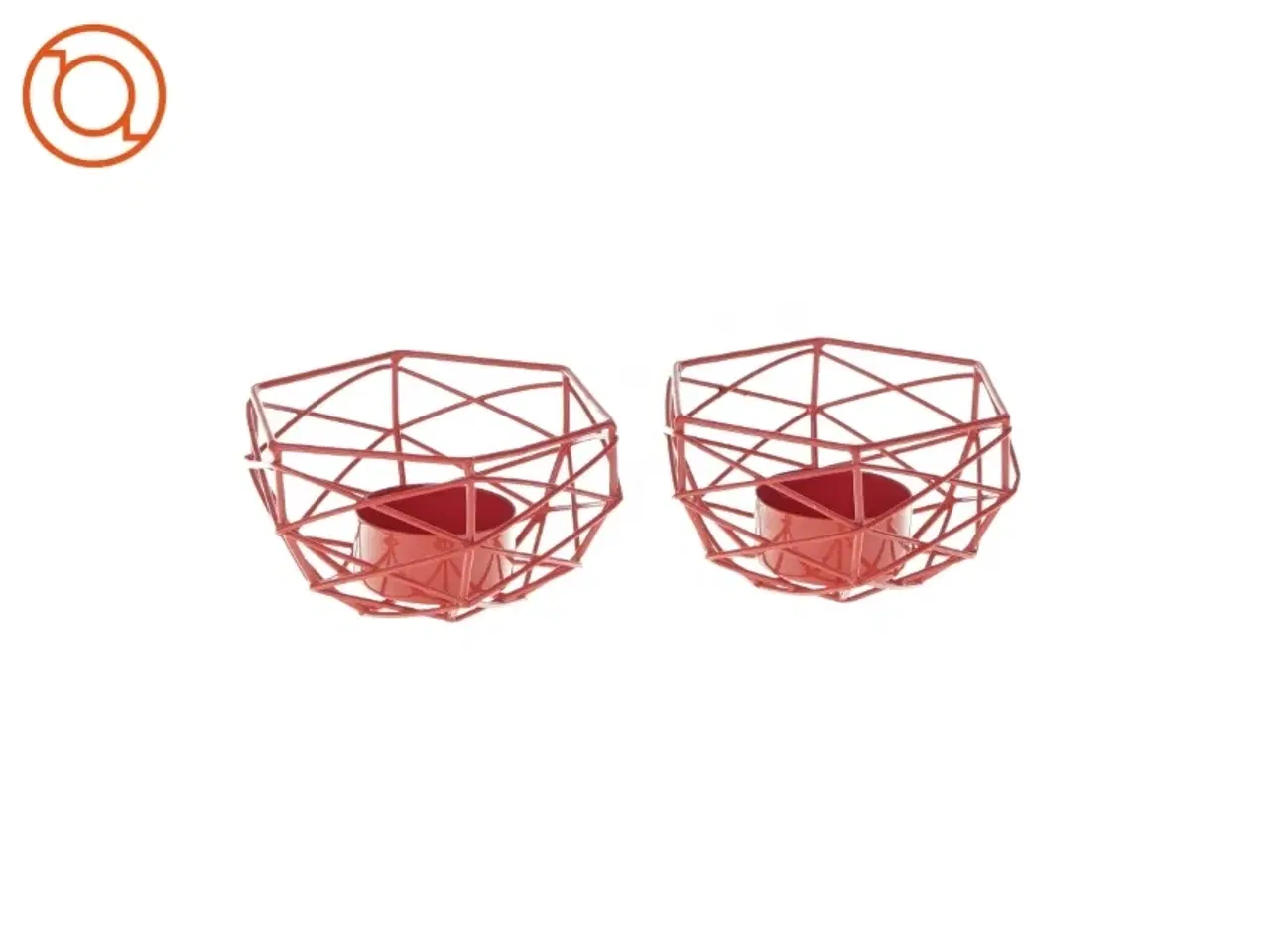 Billede 1 - Lysestager til fyrfadslys (2 stk.)