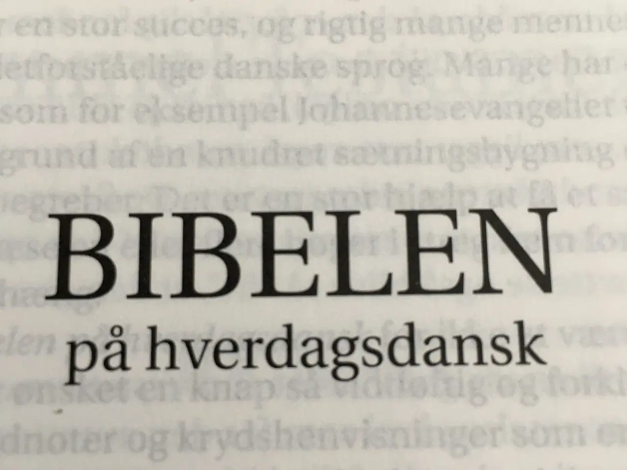 Billede 2 - Bibel, Guds ord, let læselig læder indbundet og ny