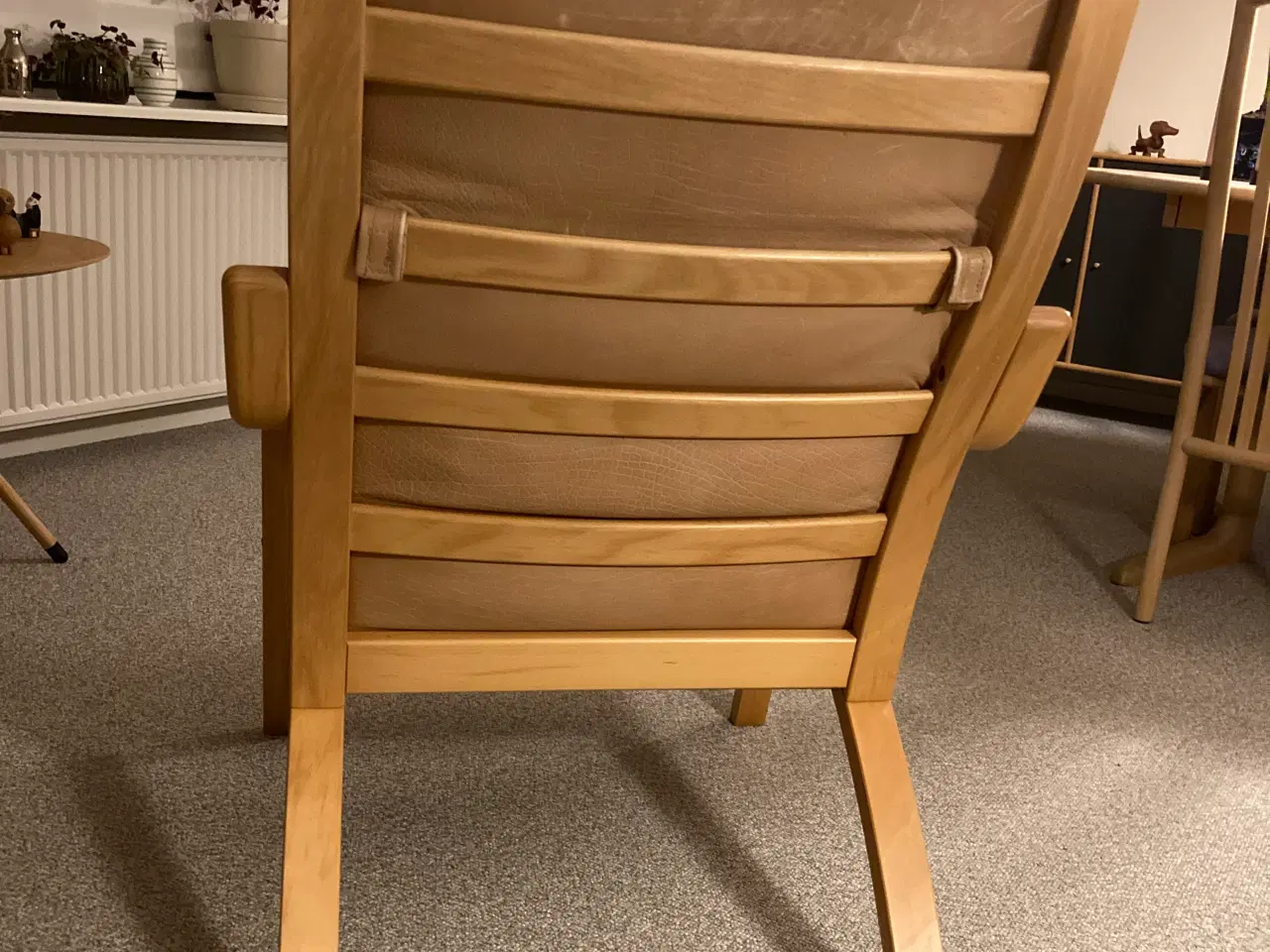 Billede 2 - 2 Stoubylænestole læder