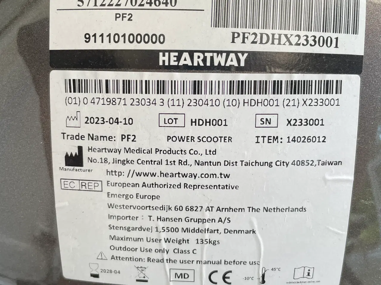 Billede 2 - El Scooter model Heartway