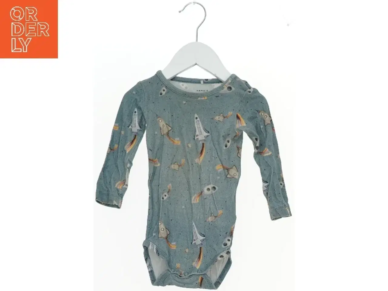 Billede 1 - Børne bodystocking med rumraketmotiv fra Name It (str. 74)