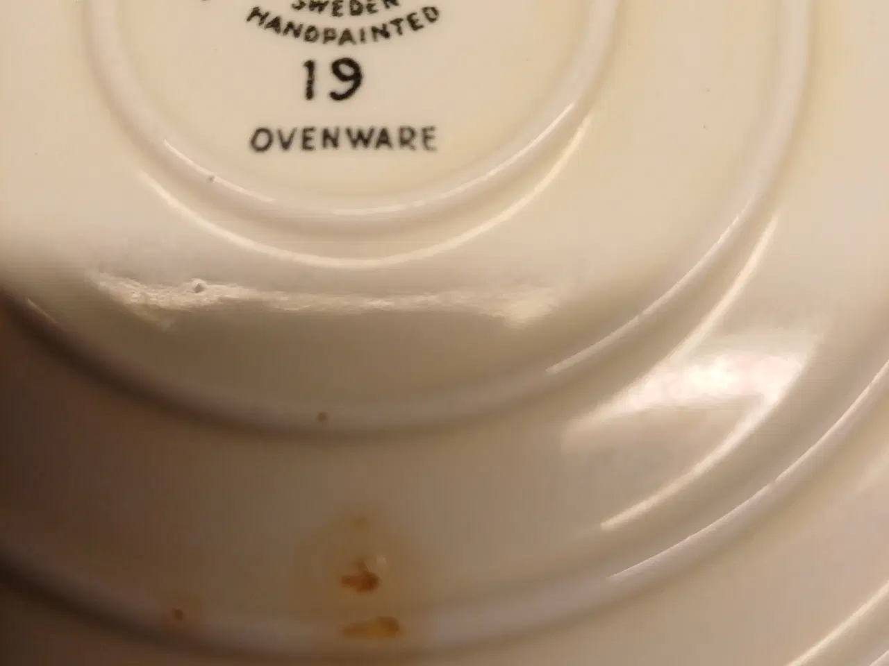 Billede 3 - Rörstrand Picnick fad vintage handpainted