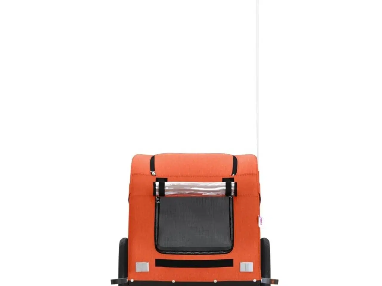 Billede 4 - Cykeltrailer til kæledyr oxfordstof og jern orange