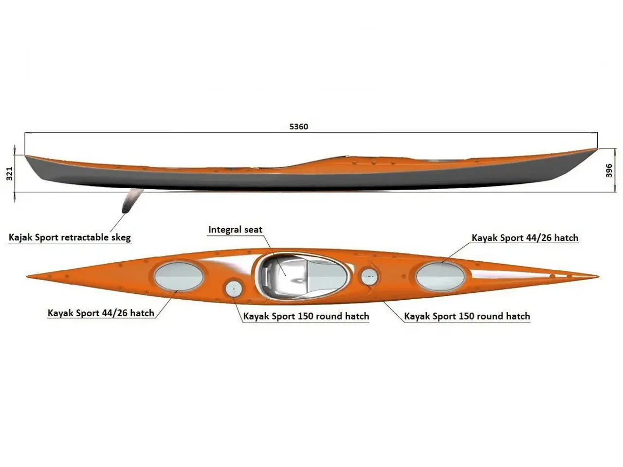 Billede 3 - Ny: Splint Havkajak Sea Play