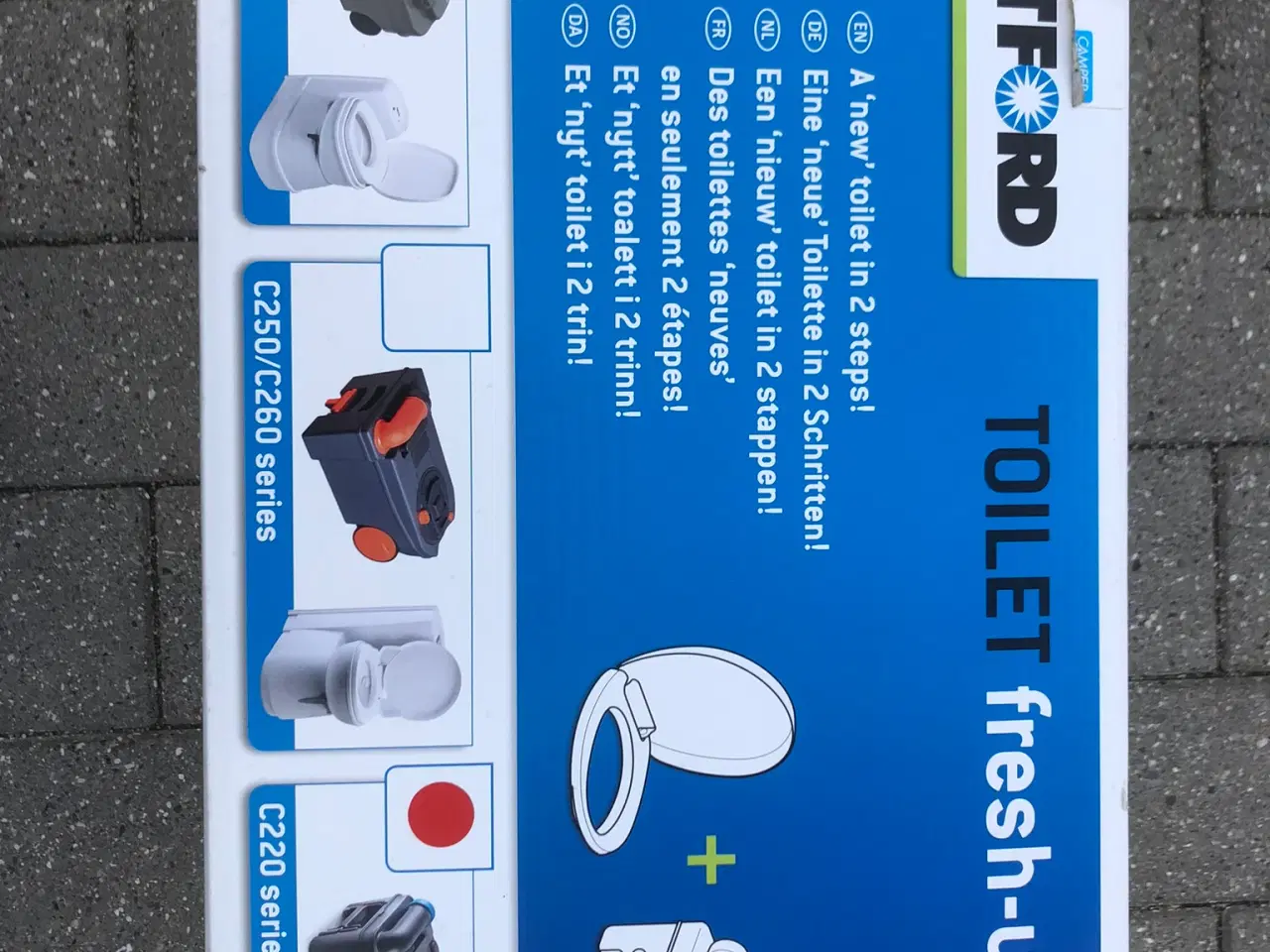 Billede 2 - Toiletkasette C220 serie plus sæde - helt nyt!