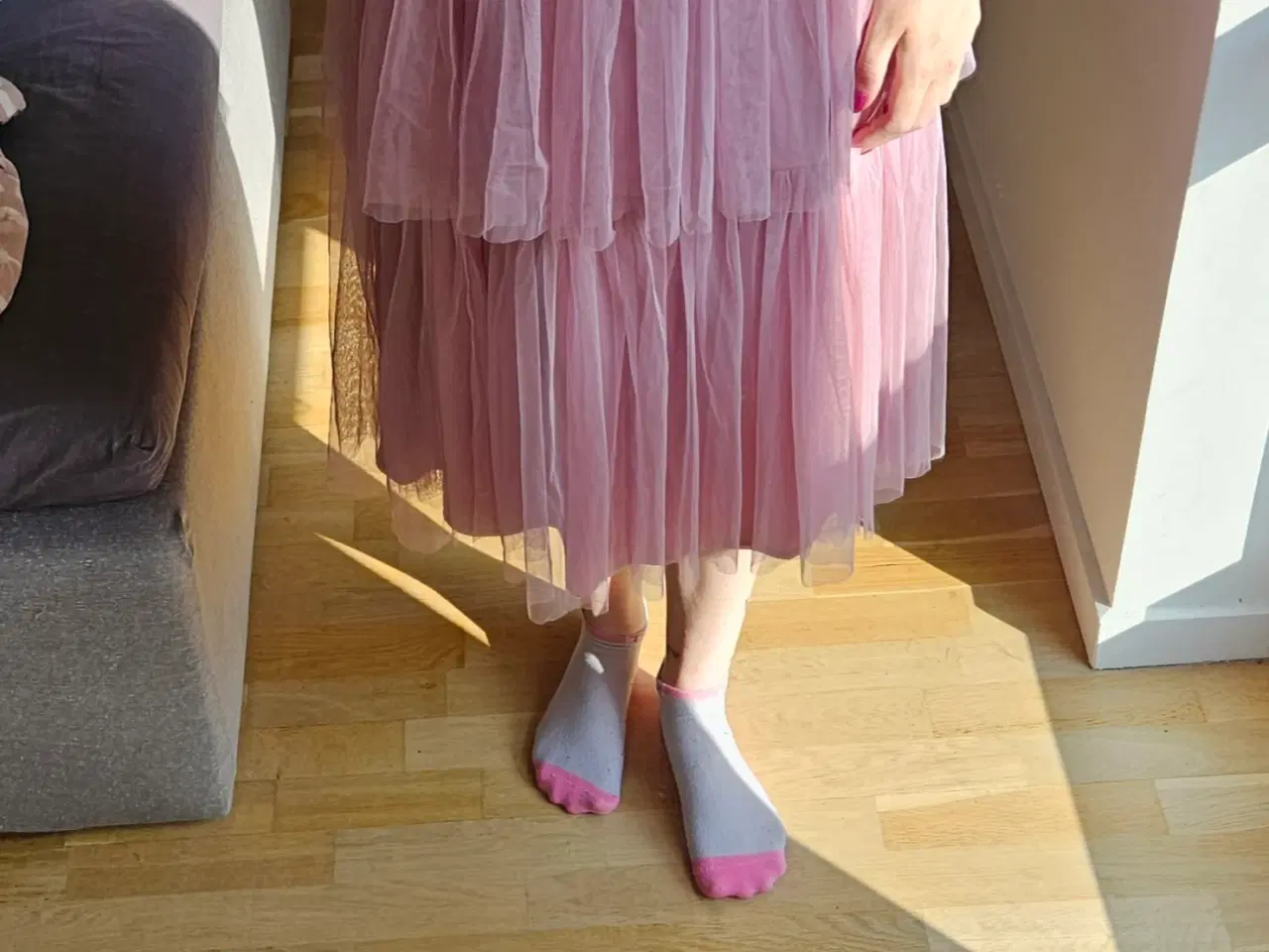 Billede 1 - Pink palliet kjole 