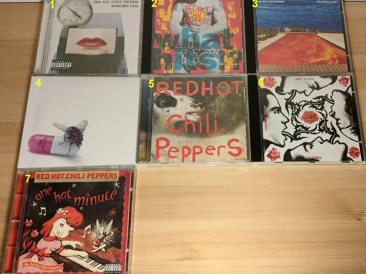 Billede 1 - Red Hot Chilli Peppers: 7 Titler