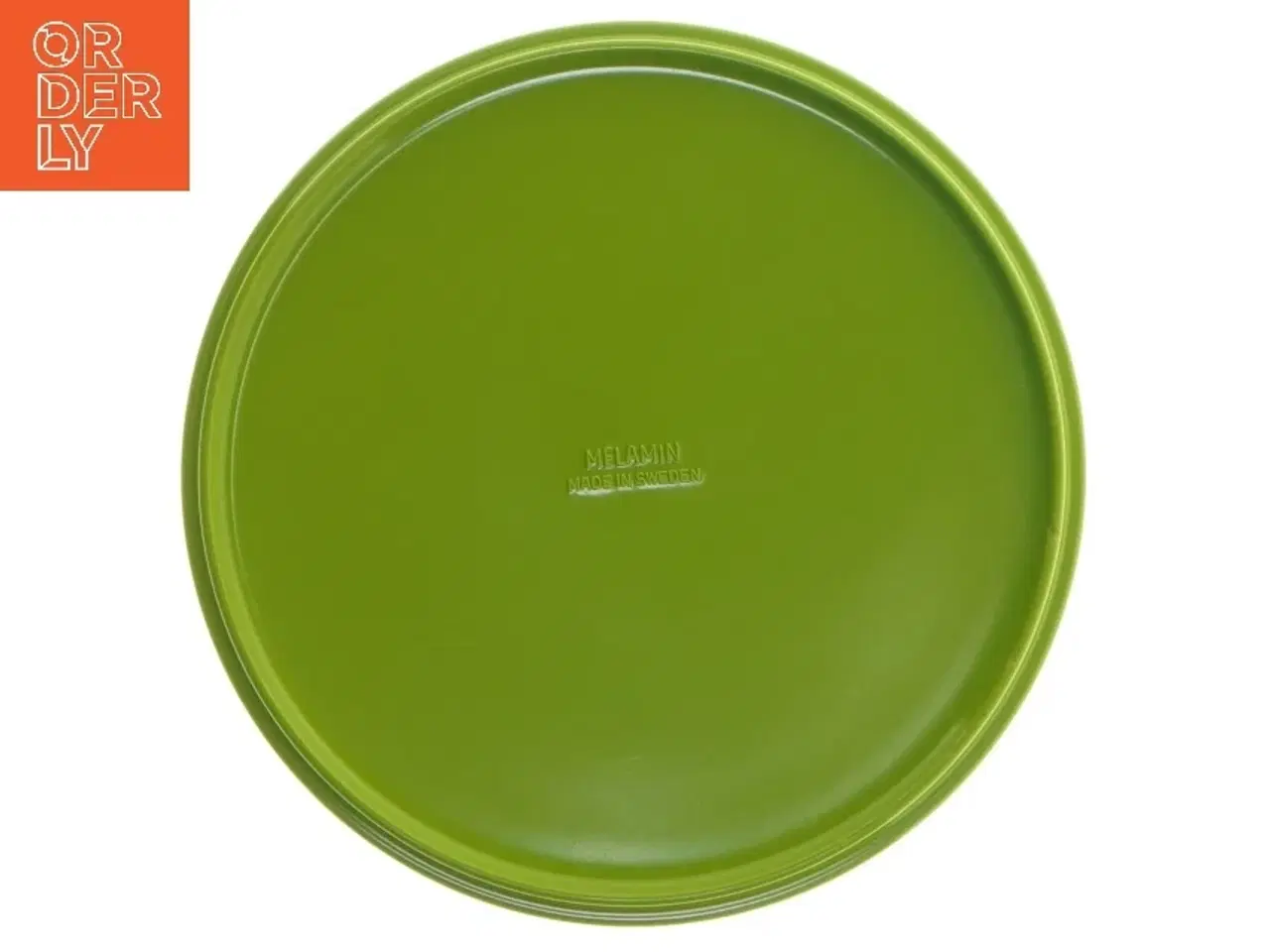 Billede 3 - Grønt melamin fad fra Melamin (str. Ø 12,5 cm)