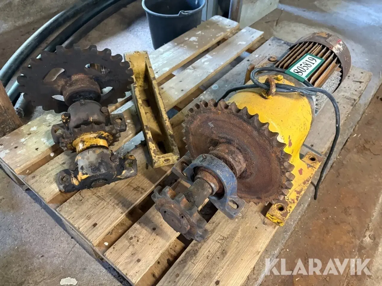 Billede 1 - Gearmotor fra udmugningsanlæg