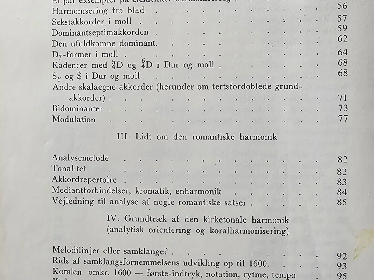 Billede 3 - Harmonilære, teksthæfte af Svend Westergaard