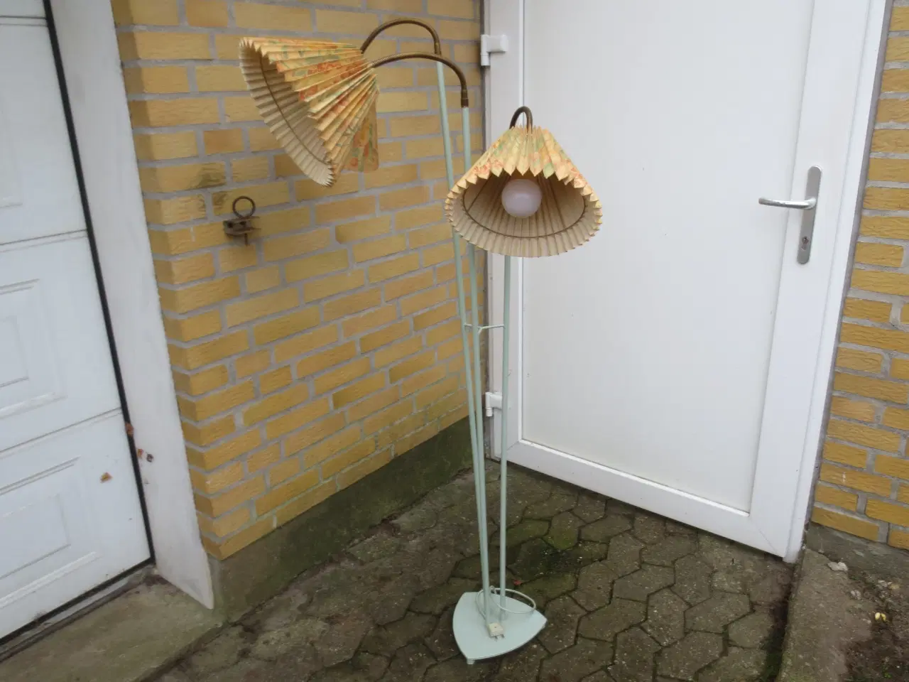 Billede 1 - 1 stk Retro Standerlampe/Gulvlampe  144 cm 