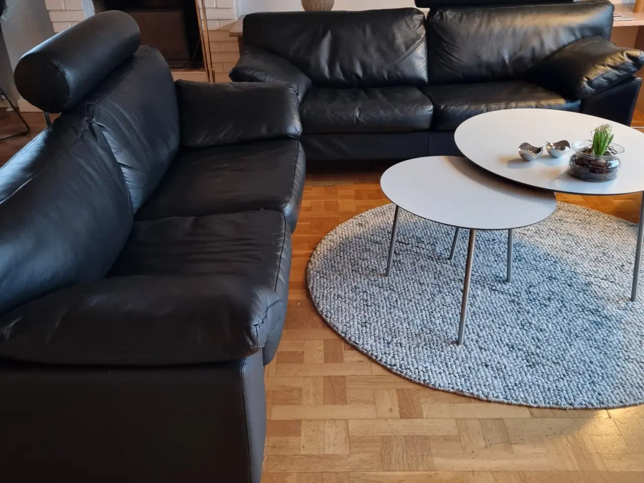 Billede 1 - Lædersofa 2 1/2 pers.