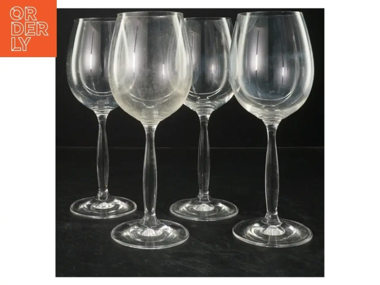 Billede 1 - Holmegaard vinglas sæt fra Holmegaard (str. Ø. 6,5 cm. længde. 23 cm)