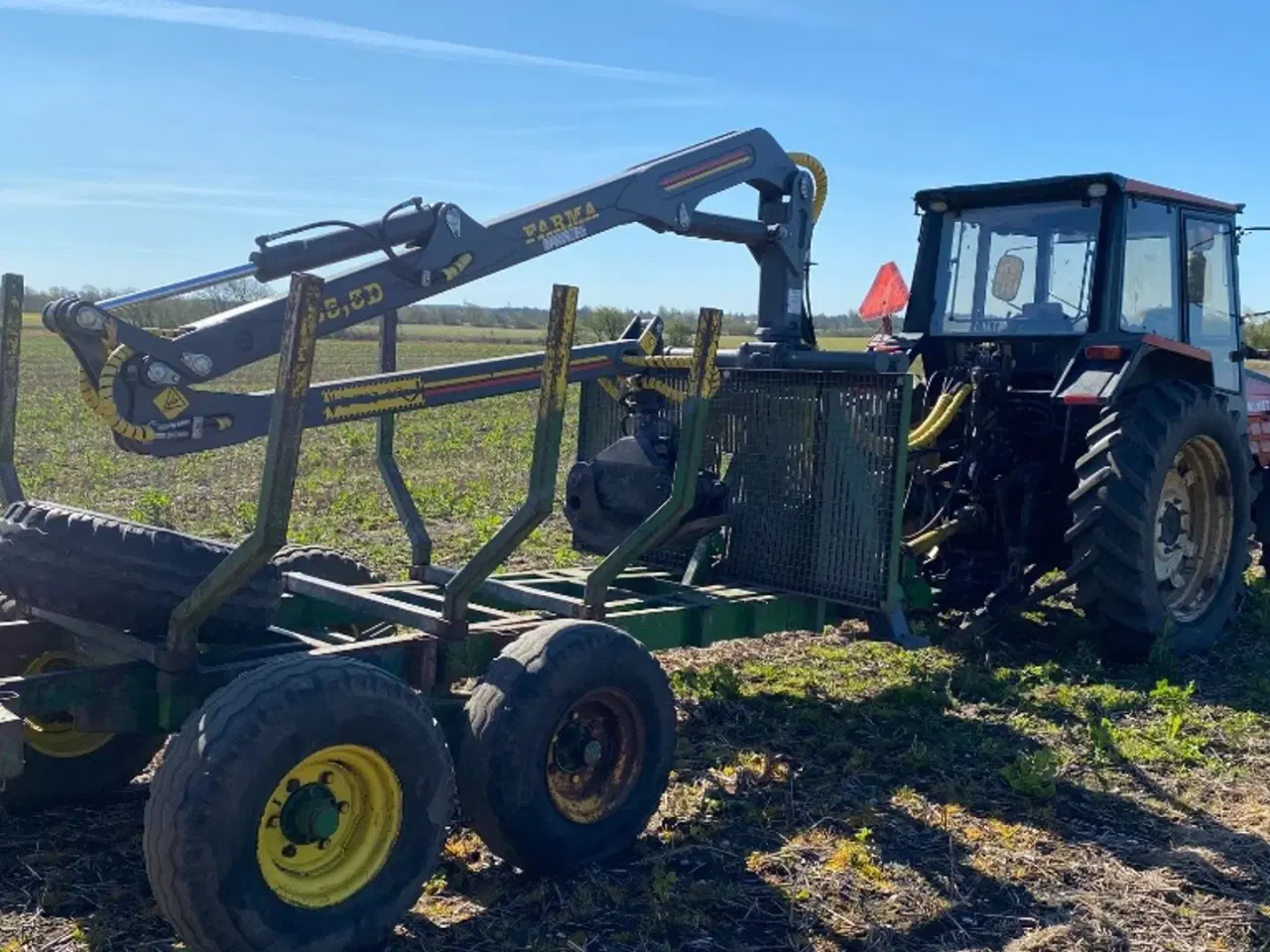 Billede 3 - Valmet 655 GLTX 4WD / Farma skovvogn med C5,3 G2 kran