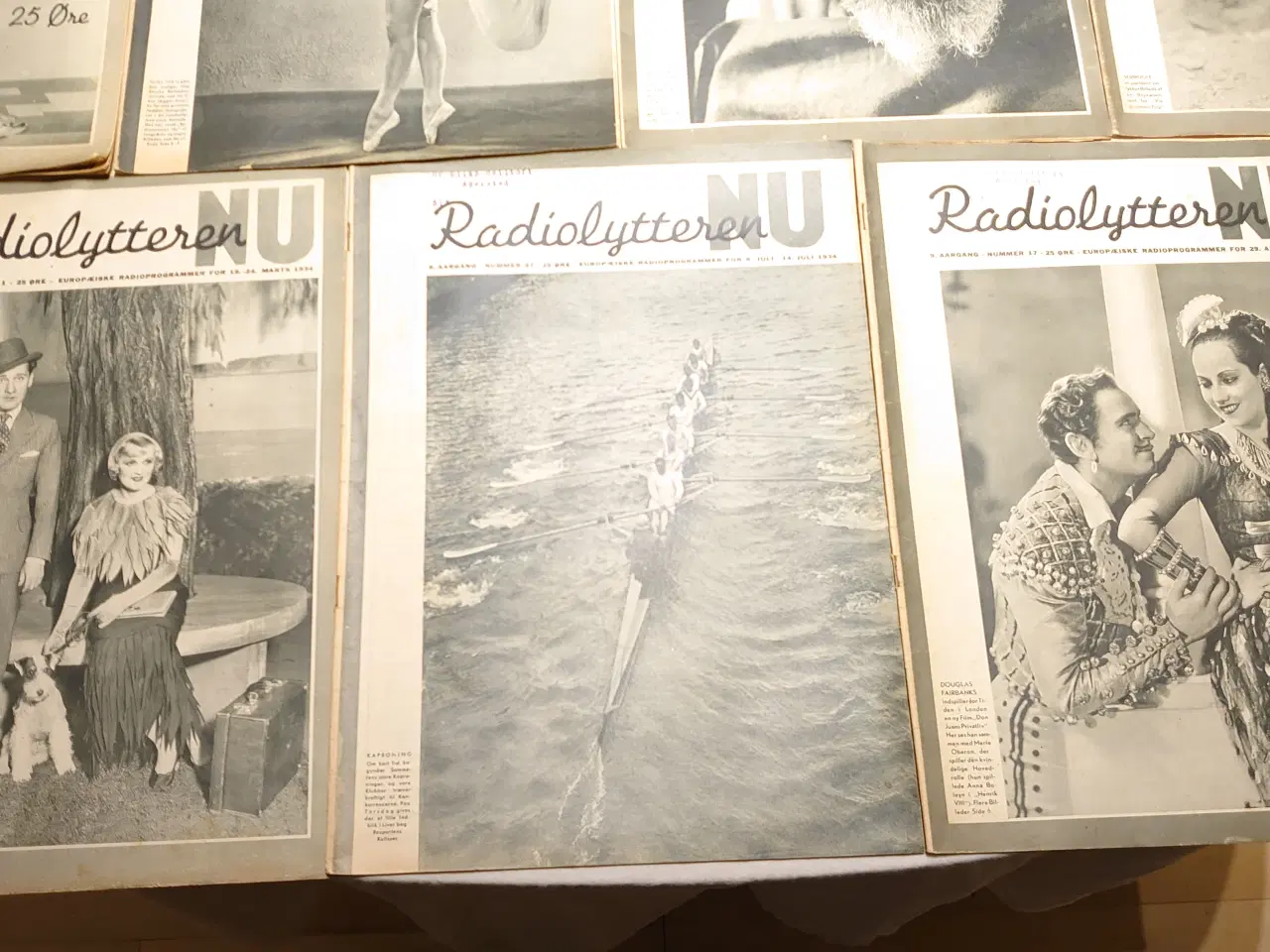 Billede 4 - 11 stk sjældne "Radiolytteren NU" fra 1934 og 36.