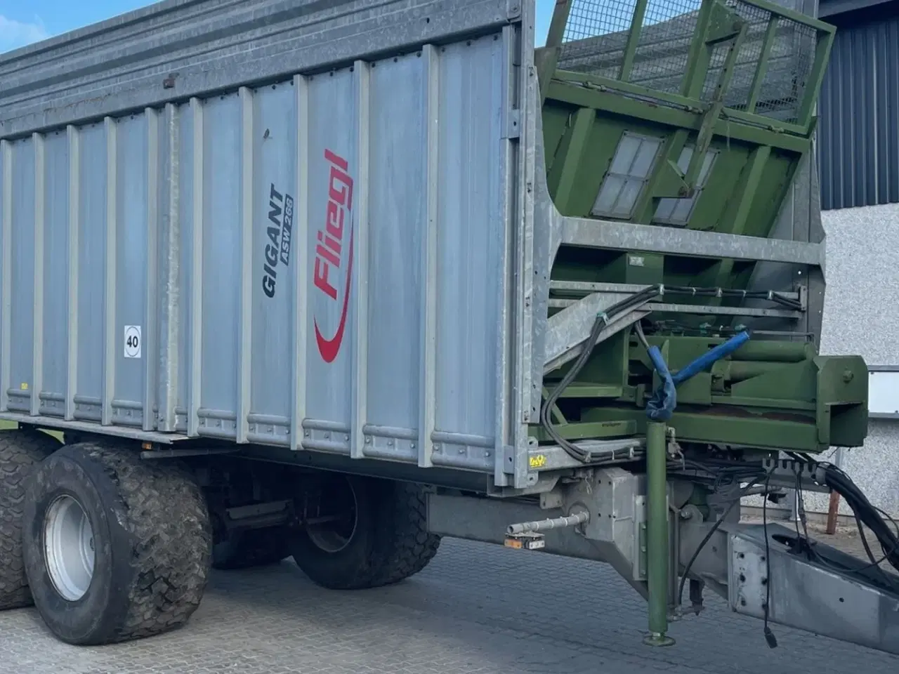 Billede 5 - Fliegl ASW 268 arbejdslys og hjulstyring