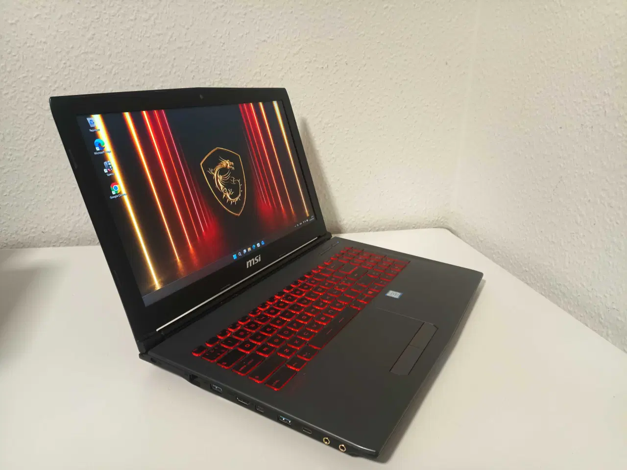 Billede 1 - MSI Gaming bærbar - 512GB SSD nvme/16GB RAM DDR4/i