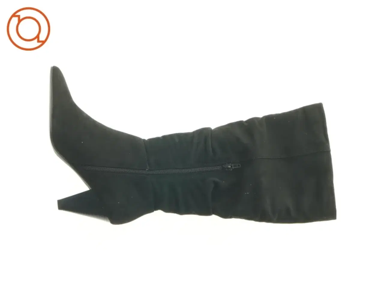 Billede 8 - Sorte støvler med hæl (str. 39)