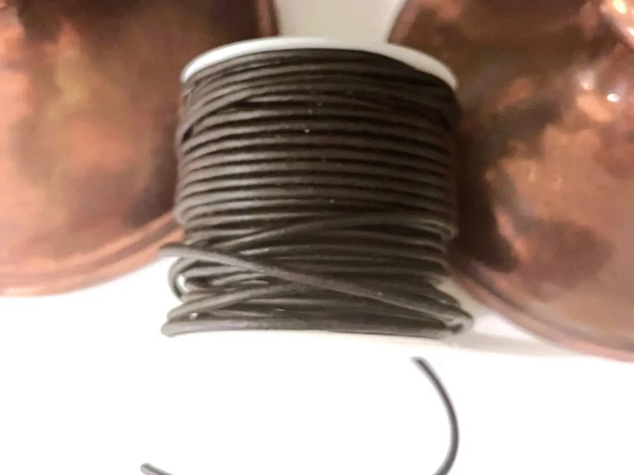 Billede 3 - Ubrugt lædersnøre i metermål - mængderabat.