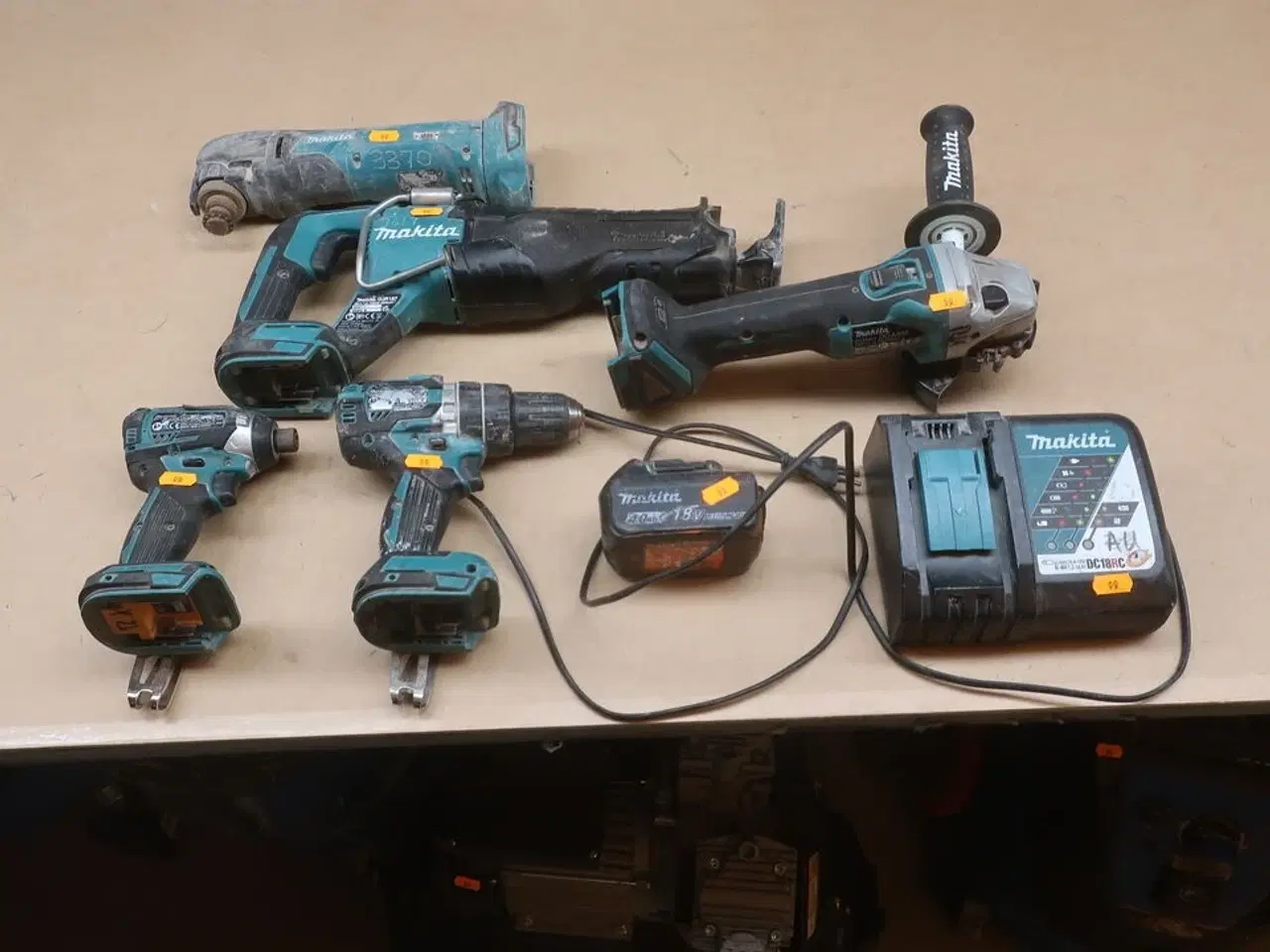 Billede 1 - Boremaskine, sliber mv.  MAKITA  Model: DGA 506, DTD154, DJR 187, DTM 51, DC18RC