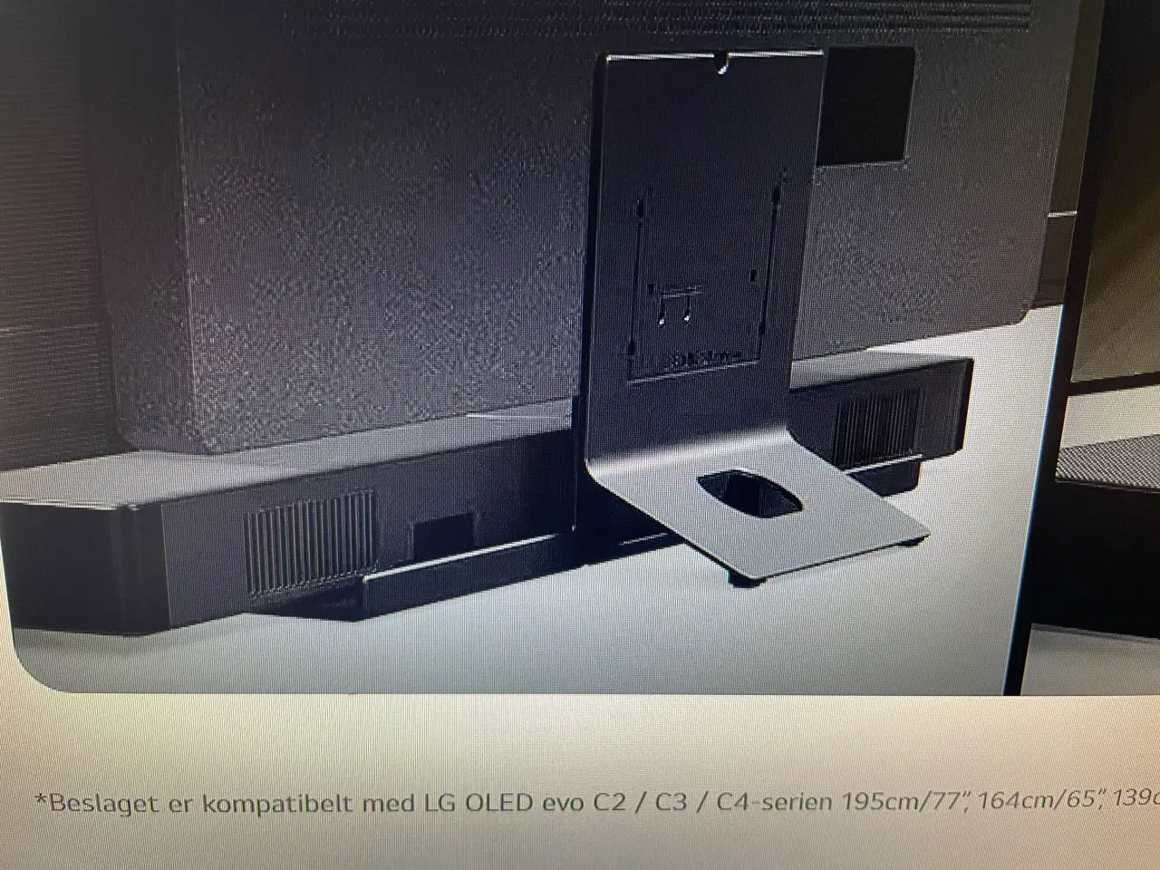 Billede 4 - Lg Soundbar beslag for C serie 