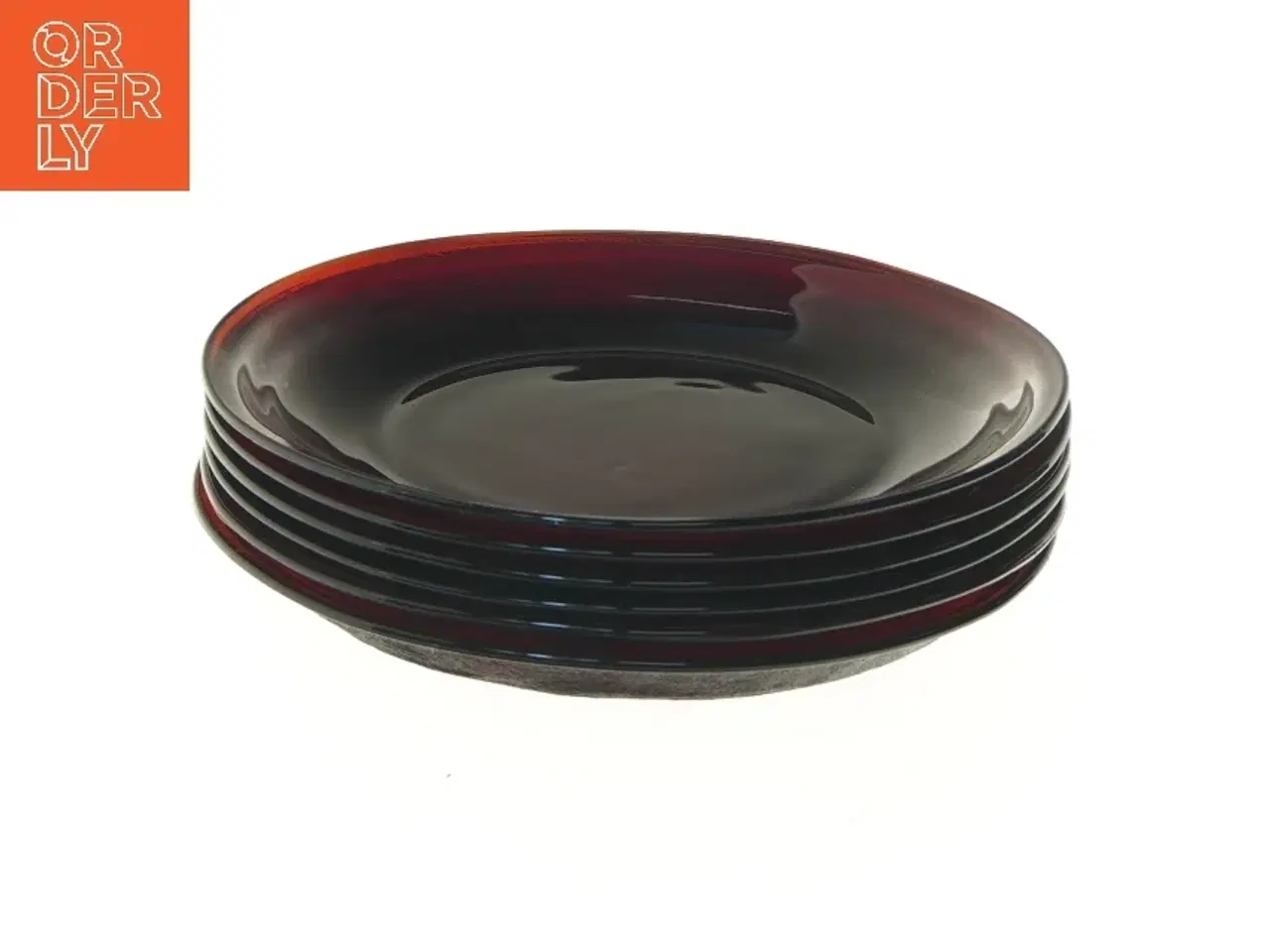 Billede 1 - Desserttallerkener, 6 stykker (str. 6 styk ø 19 cm)