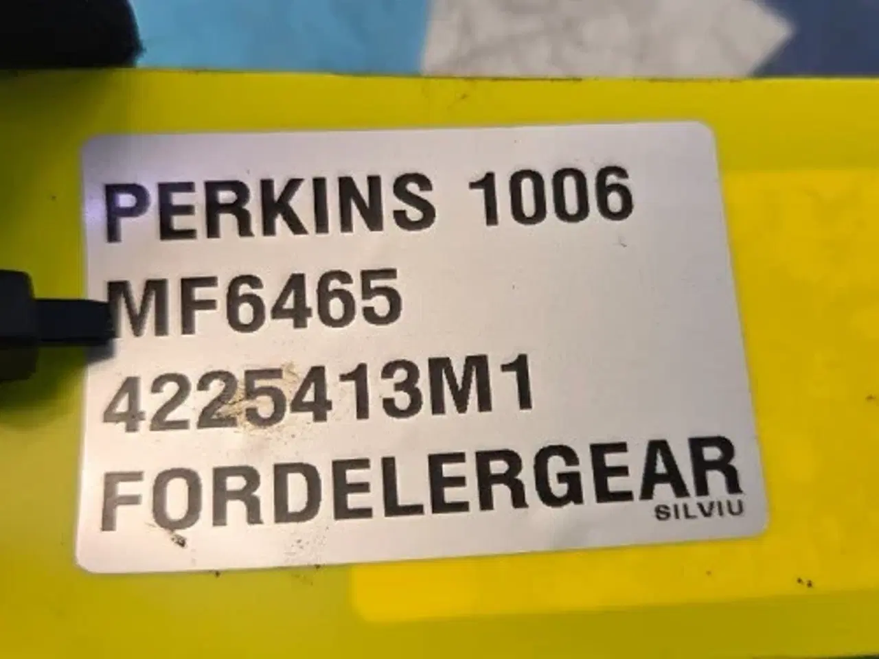 Billede 2 - Perkins 1006 Fordelergear 4225413M1