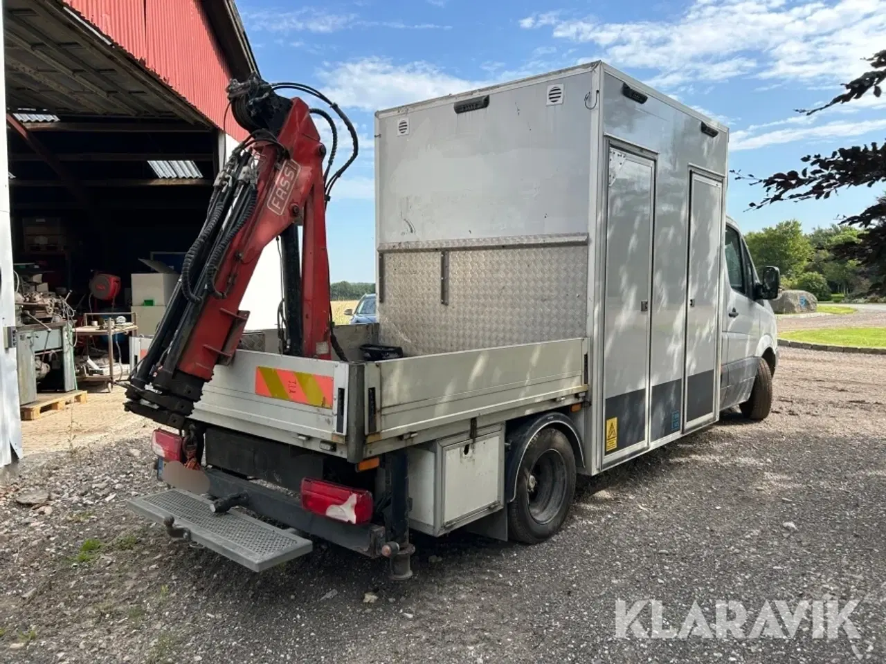 Billede 3 - Lastbil m kran Mercedes Sprinter