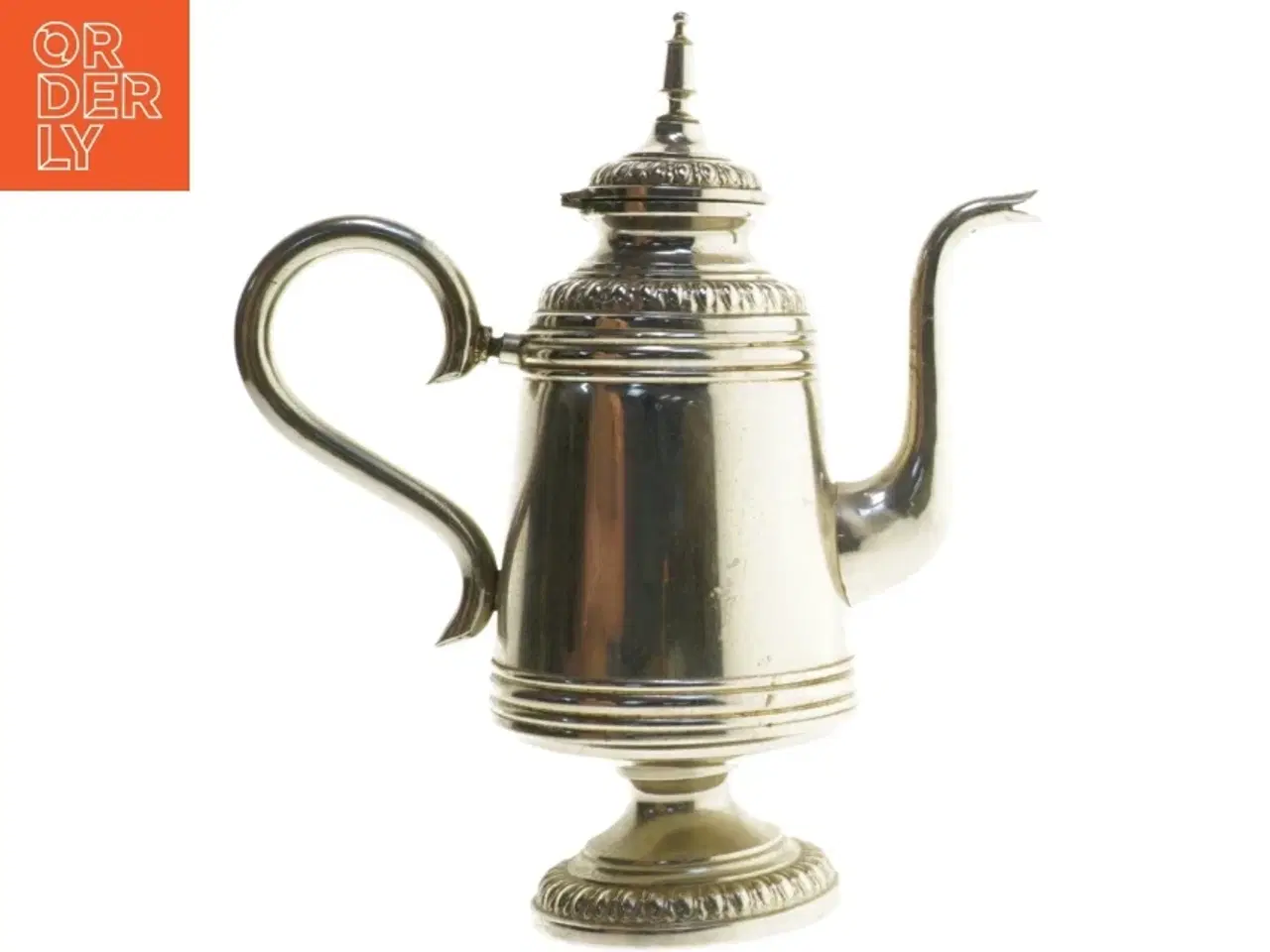 Billede 2 - Antik sølv-plet kande GOTTFRID CARLSON (str. 28 cm)