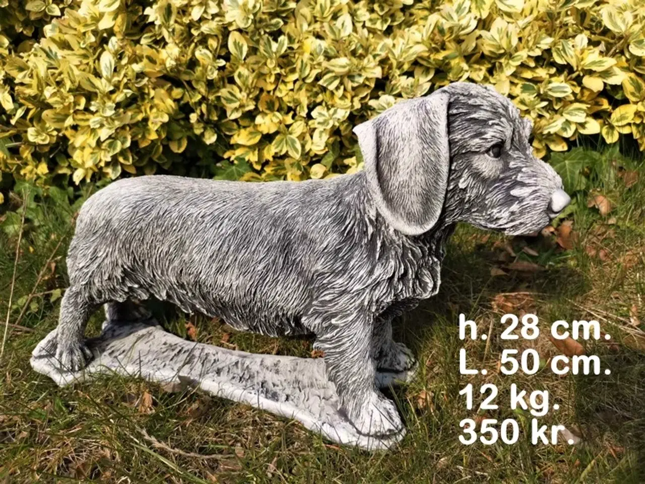 Billede 7 - HAVEFIGUR Smukke betonhunde – forskellige racer 🐾
