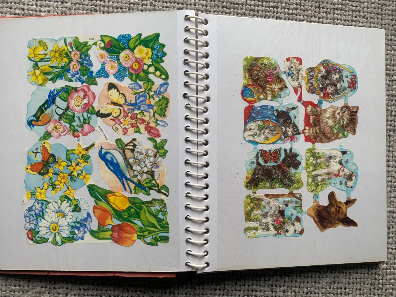 Billede 3 - Glansbilleder, album med hele ark