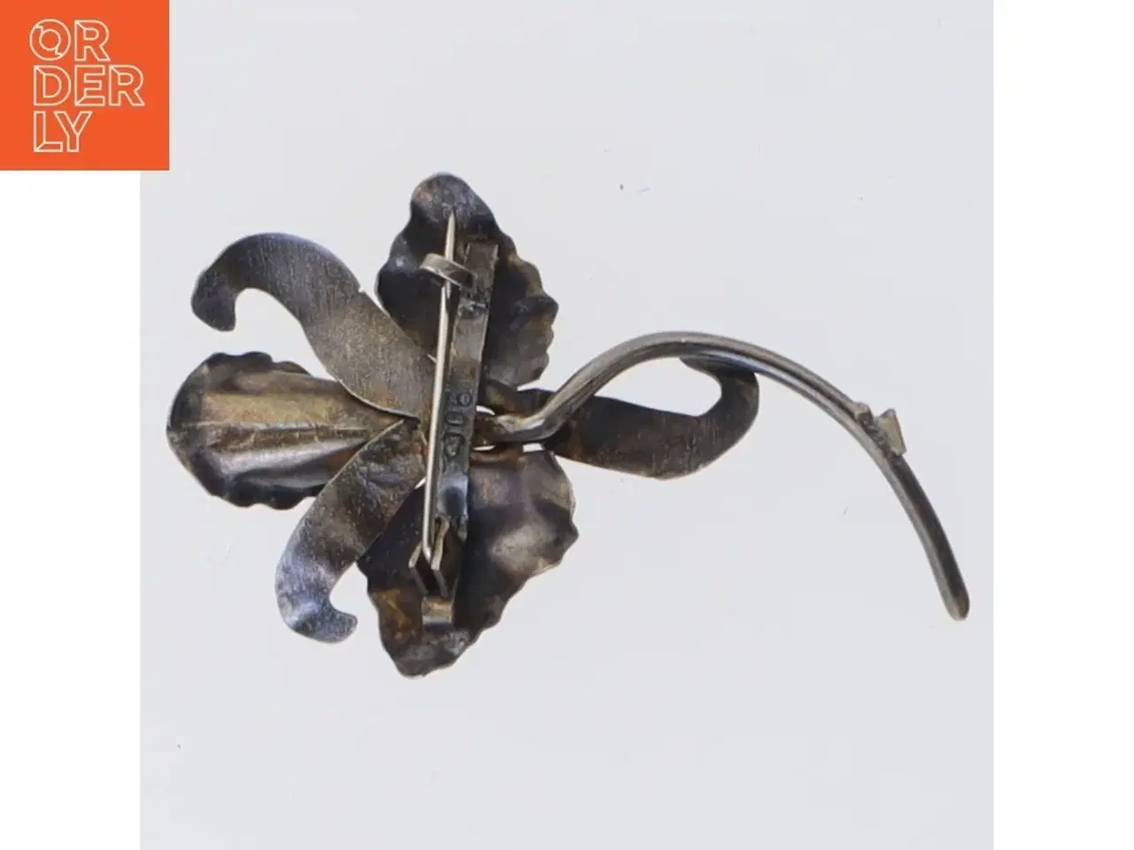 Billede 2 - Vintage broche i blomsterdesign (str. 5,5 cm 5 60)