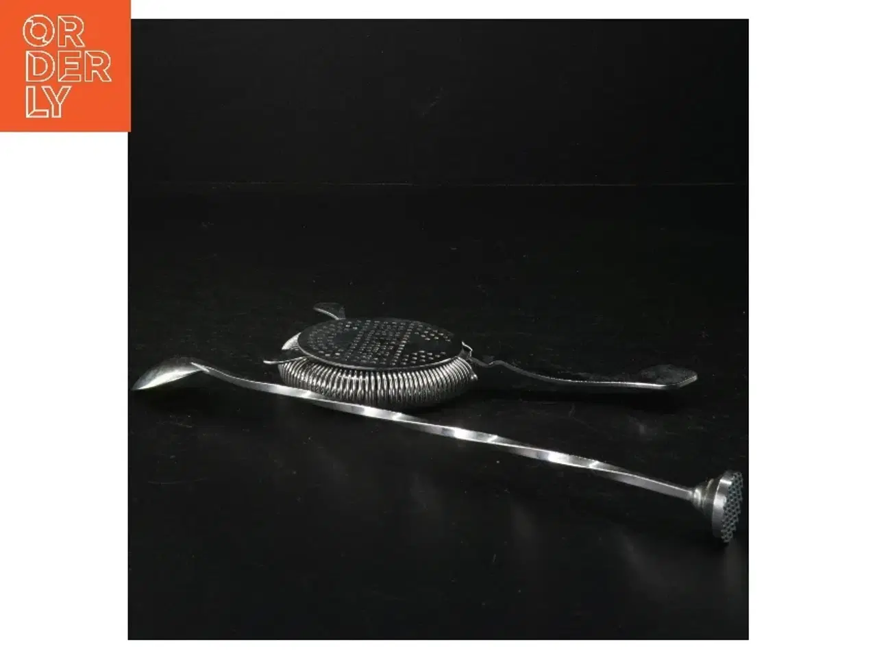 Billede 2 - Cocktailsæt med si og drinksske fra Martini (str. 26 cm)