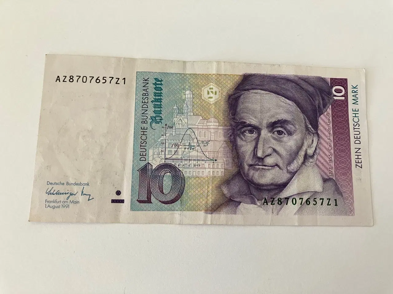 Billede 1 - 10 Deutsche Mark 1991