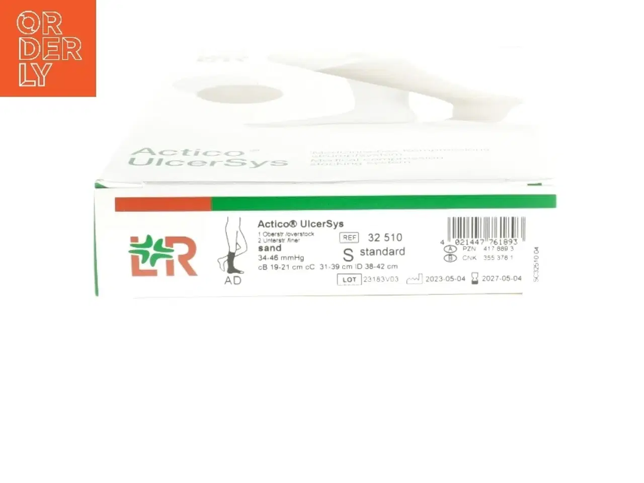 Billede 2 - Medicinsk kompressionsstrømpesystem fra Oeko-tex (str. s, cm)