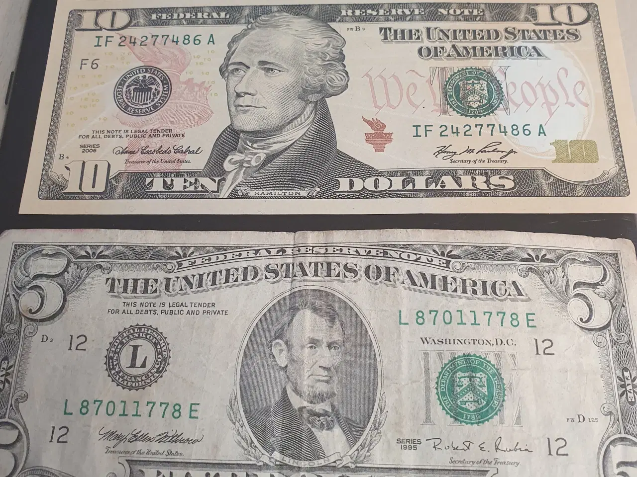 Billede 2 - Dollar sedler 