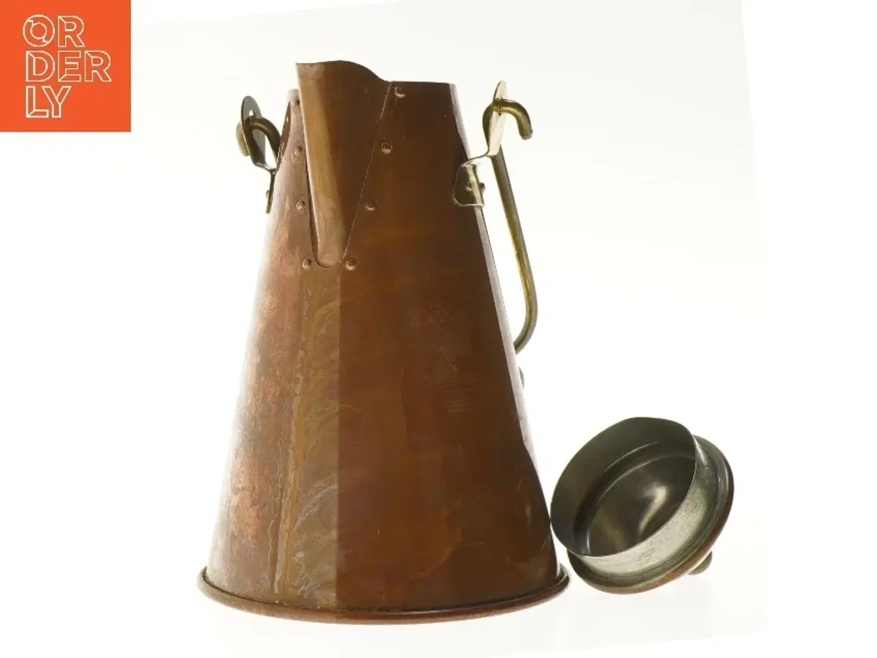 Billede 3 - Kobberkande med låg (str. 28 cm)